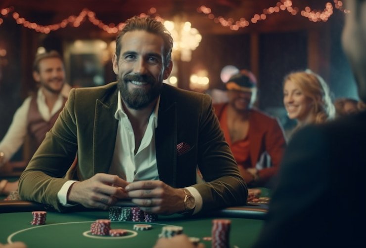 Meja Texas Poker di platform tesentoto dengan dealer profesional
